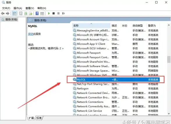 数据库管理 服务故障 cmdmysql服务无效，该如何解决？